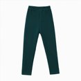 thumbnail image 6 of Gibobby Kids Baby Girls Leggings Footless Soft Skinny Thin Leggings Toddler Girls Solid Stretch Trousers(18-24 Months,Dark Green), 6 of 7