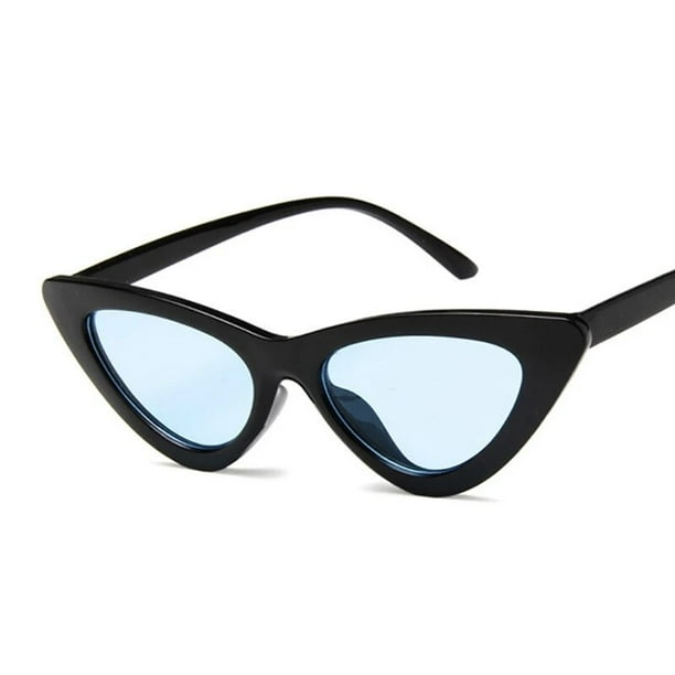 2@#Bicycle Eyewear Glasses Outdoor Sport Mountain Bike Cycling Goggles Retro Cat's Eye Motorcycle Sunglasses Eyewear Multi StyleBlack Pink He Qiyong unisex