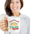 thumbnail image 2 of As For Me And My House, We Will Serve You Tacos! Salsa 24:7 Funny Joshua 24:15 Bible Verse Pun Taco Lovers' Coffee & Tea Gift Mug, Cup, Novelty Stuff, Ornament, And Accessories For Men & Women, 2 of 4