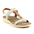 thumbnail image 1 of Lunar - Sandalias Sidcup Hebilla con Correa para Mujer (Blanco), 1 of 7