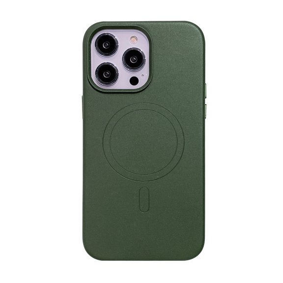 Apple iPhone 13 Pro MagSafe TPU Leather Hybrid Thin Shockproof Case Cover