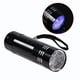 thumbnail image 4 of Linternas UV aleación de aluminio UV 9 LED Linterna ultravioleta Luz de fondo Antorcha Luz Lam ANGGREK Otros, 4 of 8