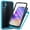 Blue, variant on Galaxy A05 Case with Built in Screen Protector,Dteck Full-Body Shockproof Rubber Hybrid Protection Crystal Clear PC Back Protective Phone Case Cover for Samsung Galaxy A05,Black