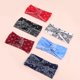 thumbnail image 1 of Diademas con lazo brillar paquete de 6 con estampado de flores, 1 of 5