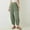 Green, variant on IDALL Wide Leg Pants Woman Lounge Pants Women Women's Linen Wide Leg Pants Casual Loose High Waist Beach Haren Pants Pockets Baggy Pants Womens Pants Black L