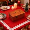 thumbnail image 4 of Caja Caja Inútil Descompresión Caja Inútil De Pino Natural Respetuosa Con El Medio Ambiente Con Botones De Metal Para Niños Adultos Marrón Feliz Navidad, 4 of 7