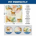 thumbnail image 6 of Abstract Animals Chair Covers Set of 1 Colorful Leopard Tropical Plants Leaf Modern Chair Back Covers Stretch Removable Washable Slipcovers Protector for Dining Room Kitchen Party Decor, 6 of 9