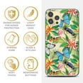 thumbnail image 4 of Case Yard iPhone-12/12-Pro Case Clear Soft & Flexible TPU Ultra Low Profile Slim Fit Thin Shockproof Transparent Bumper Protective Cover Drop Protective Cell Phone Cases (Flower Butterfly), 4 of 8