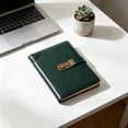 thumbnail image 4 of A5 Lock Diary with Vintage Password Lock, PU Leather Journal 240 Pages Notebook(Green,14.8*21cm / 5.83*8.27in), 4 of 5