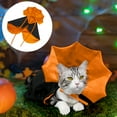 thumbnail image 6 of Vggrvlo Pet Halloween Costumes Pet Dracula Costumes for Kitten (Orange), 6 of 6