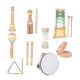 thumbnail image 2 of Juego de instrumentos musicales para bebés, instrumentos de percusión de madera, juguete interactivo 9 piezas, 2 of 9