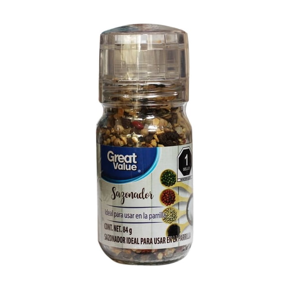 Sazonador Great Value para usar en parrilla 84 g
