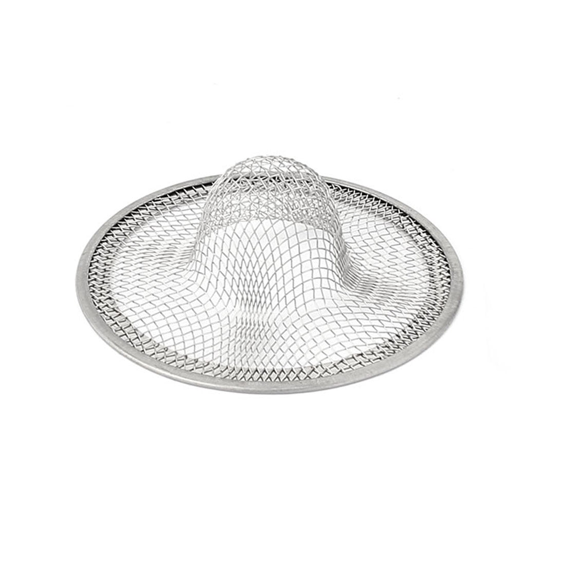 Unique Bargains Bathroom Basin Sink Drain Filter Strainer Stopper Basket 6pcs Silver