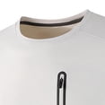 thumbnail image 4 of Antinious Men Solid Short Sleeve Crewneck Summer Zip Pocket Casual T-Shirts, 4 of 5
