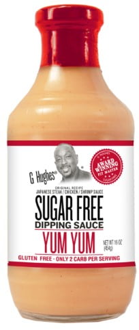 G Hughes Sugar Free Yum Yum Dipping Sauce, 16 oz Bottle