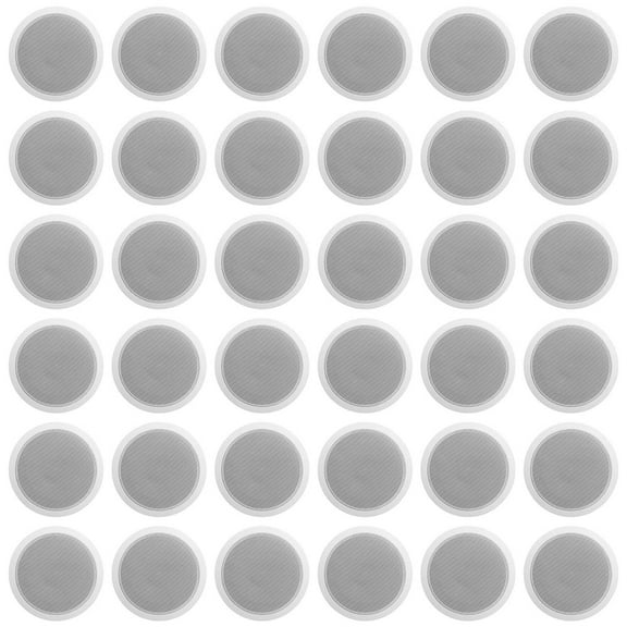 36) Rockville CCL6T White 70V 6" Commercial Ceiling Speakers 4 Restaurant/Office