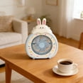 thumbnail image 5 of Qholemyo Cute Bunny Cake Shaped Mini Desk Fan Rechargeable Small Cooling Fan For Youth Bedroom Office Decor, 5 of 6