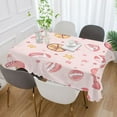 thumbnail image 6 of 54x72 Inch Tablecloth Polyester Square Tablecloth for Home Kitchen Dinner Decor Basketballs and Baseballs, 6 of 9