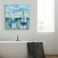 thumbnail image 2 of Masterpiece Art Gallery A Boat's Evening on the Bay Square by Nan Canvas Art Print 30" x 30", 2 of 4