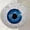 Blue, variant on 21.6" Inflatable Eyeball Halloween Decoration – Multicolor Color-Changing Scary Eye with Hidden Valve, Reusable Outdoor/Indoor Holiday Decor for Yard, Pool & Party