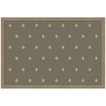 thumbnail image 4 of Kate and Laurel Framed Fabric Pinboard 38 x 26, Green Botanical Block Print Printed Linen Classic Bulletin Board for Use as a Vision Board or Wall Organization, Florence Light Brown Frame, 4 of 8