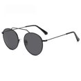 thumbnail image 2 of Gafas de sol polarizadas de moda Gafas de sol retro europeas y americanas para hombre Gafas de sol de moda con montura redonda de metal para mujer, 2 of 5