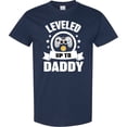 thumbnail image 3 of Inktastic Leveled Up to Daddy with Game Controller T-Shirt, 3 of 5