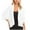 White, variant on Diufon Women's Plus Size Open Front Cardigan 3/4 Sleeve Lightweight Casual Loose Cover Ups Shrugs Chiffon Coat