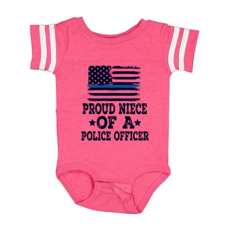 

Inktastic Police Officer Proud Niece Girls Baby Bodysuit