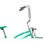 Wonder Wheels 20 Inch Beach Cruiser Lowrider Coaster Brake Single Speed Bicycle, Bike With Banana Seat Stainless Steel Spokes One Piece Crank Alloy Rims 36 H - Mint Green