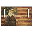 thumbnail image 2 of Uourmeti Golf Cart Seat Cover with Pockets Terry Cloth, Compatible with Sports Club Car Golf Cart, for EZGO 2 Passenger, Bald Eagle Patriotic, 2 of 8