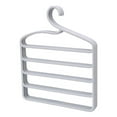 thumbnail image 2 of Cheers.US Space Saving Pants Hanger Trousers Hangers Pants Rack for Pants Jeans Trousers Skirts Scarf Ties Towels Closet Storage Non-Slip Clothes Organizer, 2 of 4
