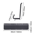 thumbnail image 4 of KFFKFF Storage Equipment for Garage, Capable of Holding 800 lbs, Wall-Mounted Home Garden Tool Holder, Robust Design with 6 Movable Hooks and 3 Rails, Suitable for Garden Implements, Shovels, 4 of 9