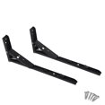 thumbnail image 1 of 2 soportes de estante plegables de acero inoxidable para montaje en pared para bricolaje., 1 of 14