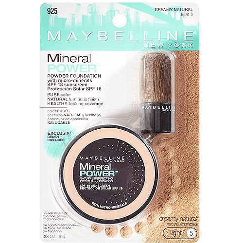 Maybelline Mineral Power Foundation Color Chart