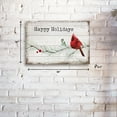 thumbnail image 4 of LifeSong Milestones "Happy Holidays" Wood Cardinal Christmas Wall Art Decor for Home, 4 of 7