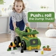 thumbnail image 6 of MEGA BLOKS Fisher-Price Building Toy Blocks John Deere Dump Truck (25 Pieces) For Toddler, 6 of 8