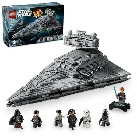LEGO Star Wars Imperial Star Destroyer Buildable Starship Set Star Wars Toy for Kids with Darth Vader and 25th Anniversary Minifigure Cal Kestis Star Wars Gift for Boys Girls and Fans 75394