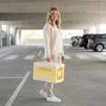 thumbnail image 6 of Cat Carrier and Pet Carrier, Foldable Portable Aircraft Box for Cats and Small Dogs, Vehicle Mounted Travel Cage for Airlines and Road Trips, Small Size, 5 Colors, 6 of 6