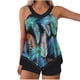 thumbnail image 1 of Trajes de Baño de Bikini de Mujer Grande Impresión Dividida Traje de Baño Falda de Dos Piezas, Bikini de Playa Sexy para el Verano, 1 of 5