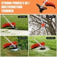 thumbnail image 3 of Floseru Gas Weed Wacker 5 in 1 Lawn String Trimmer/Edger Gas Powe 52cc Strong Powerful Full Functioning Guard Accessories Cordless Hedge Trimmer Brush Cutter Handheld Weed Eater for Lawn Garden Yard, 3 of 13
