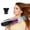 Purple, variant on Zzbeans 110V Hair Dryer, Professional Salon Hair Dryer with Concentrator, 5 Heat Settings Fast Drying Blow Dryer for Women Men Home Travel Gym, Red