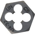 thumbnail image 2 of HUGFEGWE Hex Rethreading Die, UNEF 1/4-32 Carbon Steel Thread Die, Hex Rethreading Die Machine Thread Die, Hexagon Taper Pipe, 1 Pcs CJB91-22833, 2 of 7