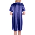 thumbnail image 4 of Ezi Women's Satin Silk Short Sleeve Lingerie Nightgown, 4 of 5