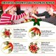thumbnail image 4 of Juego de 8 servilleteros navideños plateados con forma de copo de nieve for mesas de comedor: decoración rústica for bodas, Navidad, Acción de Gracias y cenas festivas., 4 of 6