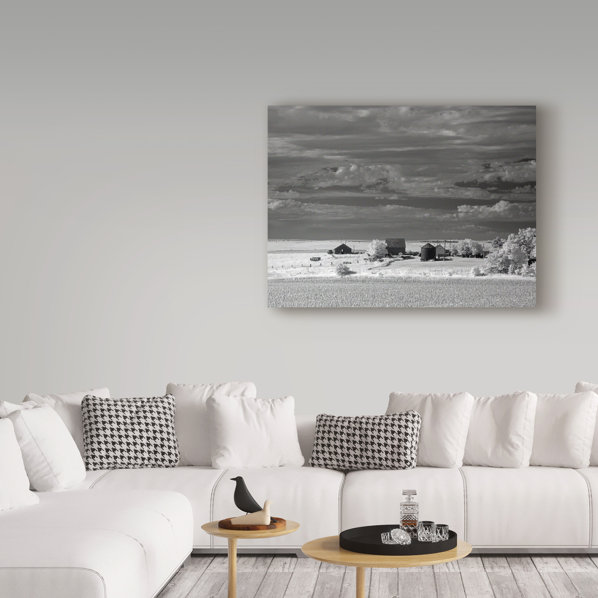 Trademark Fine Art 'Nebraska Farm' Canvas Art by J.D. McFarlan