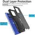 thumbnail image 3 of For Motorola Moto G Stylus 5G 2025 Case ,2 in 1 Phone Case for Moto G Stylus 5G 2025 6.7 inch ,Takfox Shockproof Protection Heavy Duty Armor Hard Plastic & Rubber Rugged Full Body Bumper Cover -Black, 3 of 8