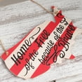 thumbnail image 3 of PFFRIZ 4th of July Welcome Door Sign Independence Day Decorations Wreath Patriotic Door Hanger American Flag Hanging Sign Clearance, 3 of 4