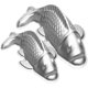 thumbnail image 1 of 2 moldes para hacer pasteles con forma de pez, moldes para hornear alimentos, moldes de gelatina de metal, herramientas para hornear, 1 of 8