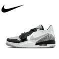 thumbnail image 3 of Zapatillas de baloncesto Nike Original AIR JORDAN LEGACY 312 Low Top para hombre, color gris, blanco y negro, zapatillas informales cómodas, 3 of 5